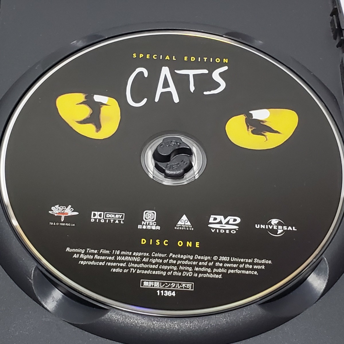  free shipping [DVD musical ]CATS used goods 