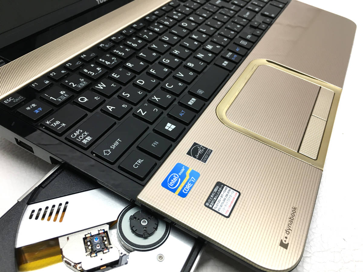したノート ヤフオク! dynabook T552/58GK 美品 シャンパンゴー