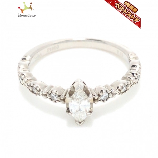 スタージュエリー STAR JEWELRY リング - Pt950×ダイヤモンド 7Pダイヤ