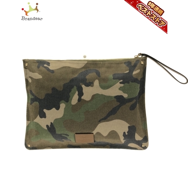 保障できる】 Vロゴ 美品 VALENTINO カバン ポーチ ヴァレンティノ