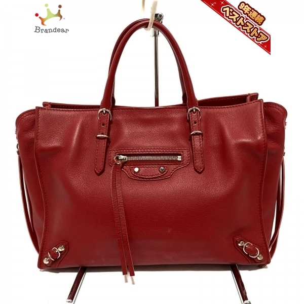 バレンシアガ BALENCIAGA トートバッグ 370926 ペーパーA6 レザー