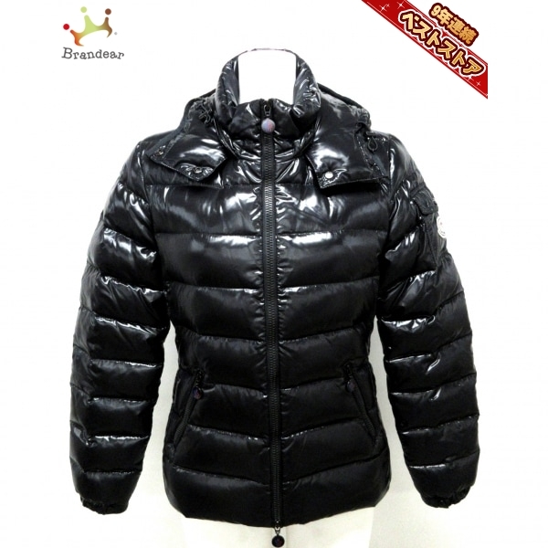 モンクレール MONCLER ダウンジャケット サイズ00 XS BADY(バディ) 黒 レディース 長袖/ジップアップ/冬 ジャケット 