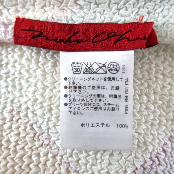ノコオーノ NOKO OHNO カーディガン サイズ38 M - アイボリー×ピンク