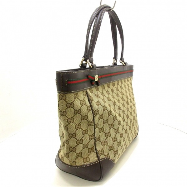 グッチ GUCCI トートバッグ 257061 GG柄/プリンシー ジャガード×レザー