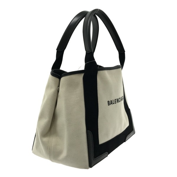 バレンシアガ BALENCIAGA トートバッグ ネイビーカバS キャンバス