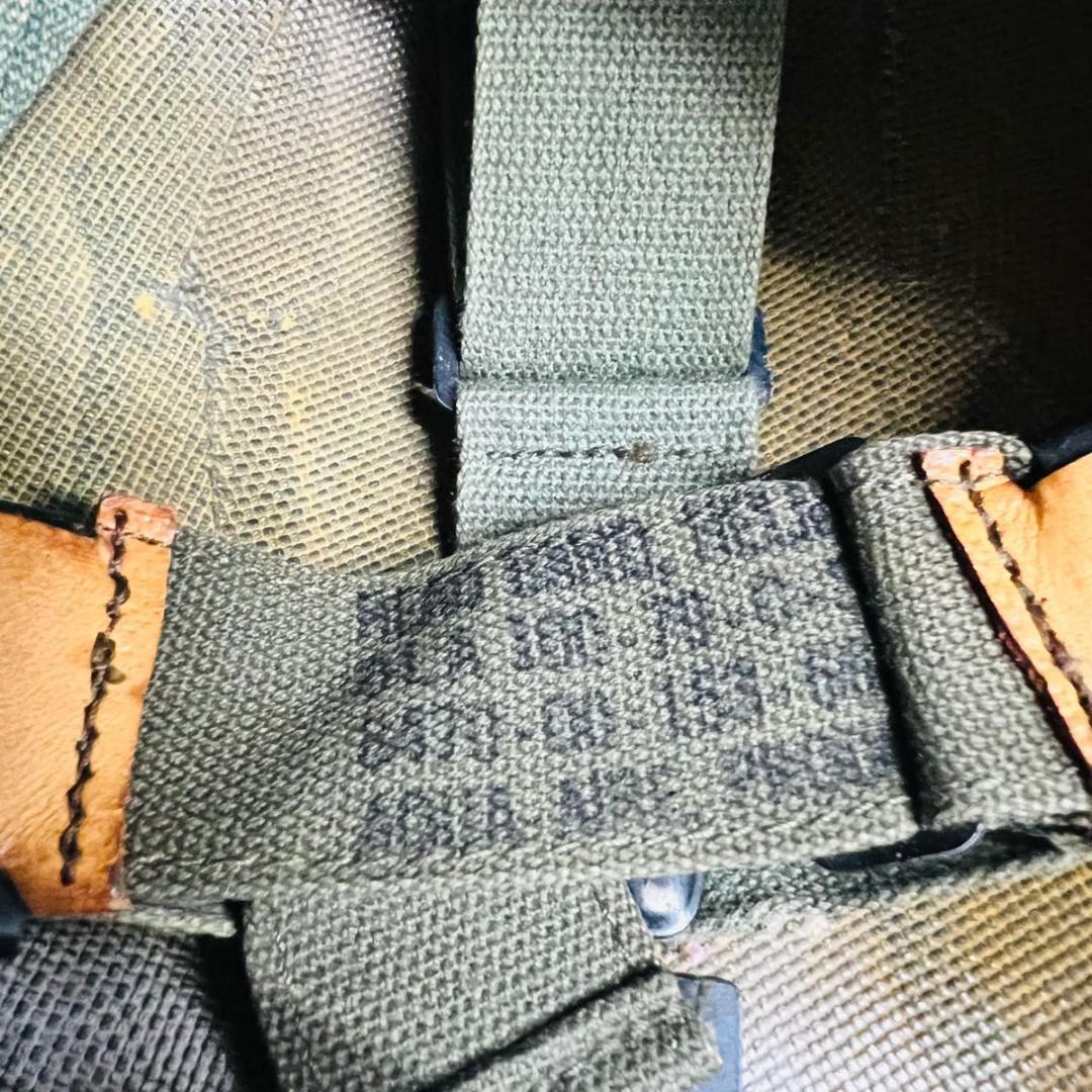 奇跡の美品 米軍放出品 ベトナム戦争 ヘルメット ミリタリー 迷彩柄