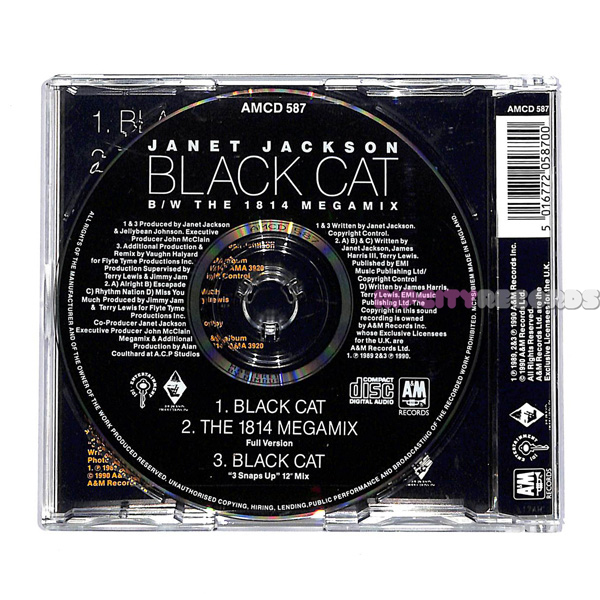 【CDS/003】JANET JACKSON /BLACK CAT_画像2