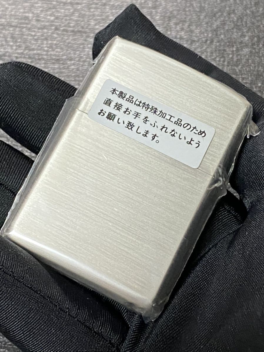 zippo 揺れない心 雀鬼 特殊加工 希少モデル 2003年製 桜井章一 ケース 保証書付き_画像4