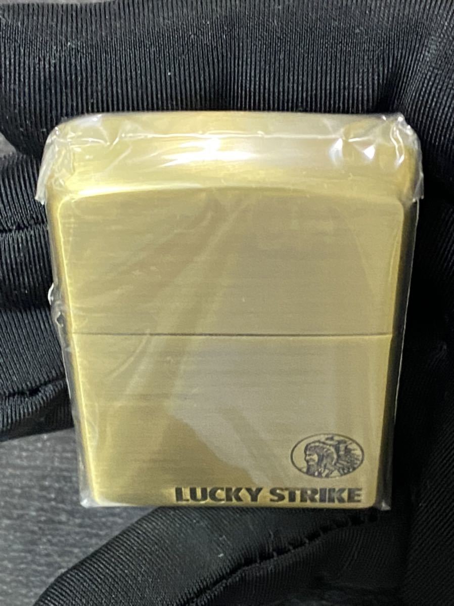 zippo ラッキーストライク ゴールド 2面刻印 限定品 希少モデル 2005年製 LUCKY STRIKE GOLD_画像4