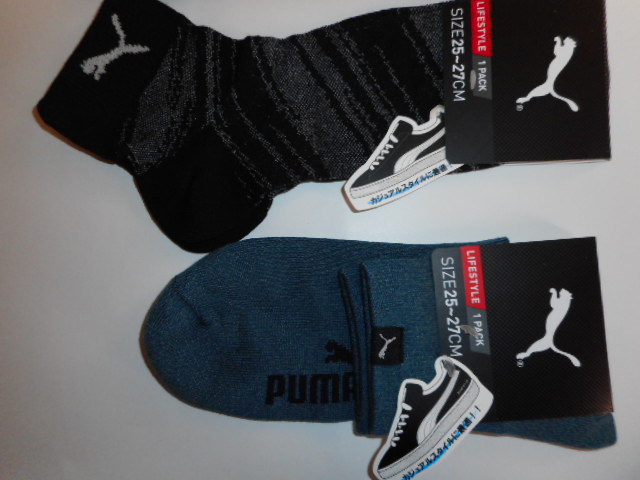 * новый товар Puma носки 25~27.4 пара *