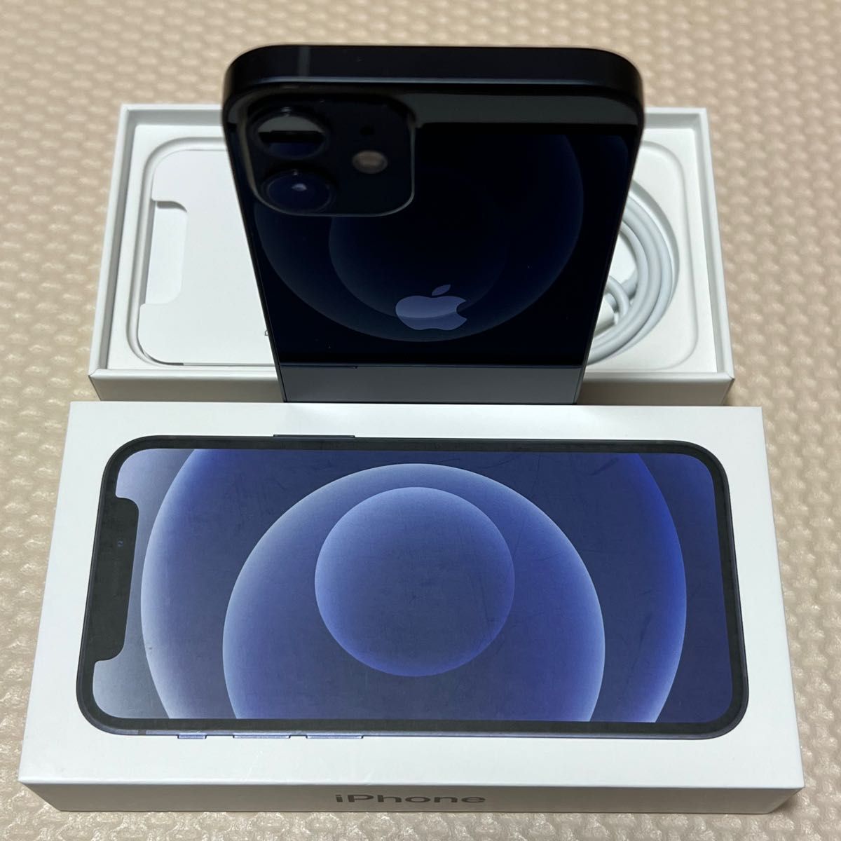 新品に近い!iPhone12mini 64GB 本体 バッテリー100%デモ ブラック