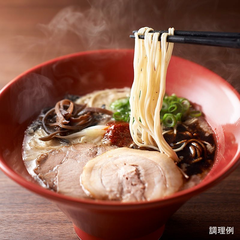 NEW 大人気　激うま　博多超人気店　博多 一風堂　 博多豚骨　激うまラーメン 絹ごし　1袋に2種類2食分　白丸・赤丸ラーメン　乾麺タイプ8_画像5