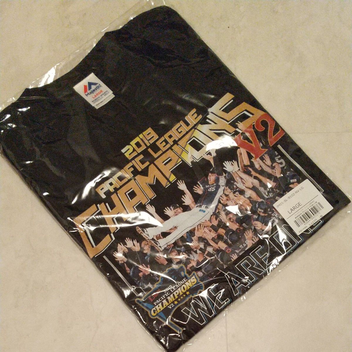 埼玉西武ライオンズ　優勝記念　2019 Tシャツ