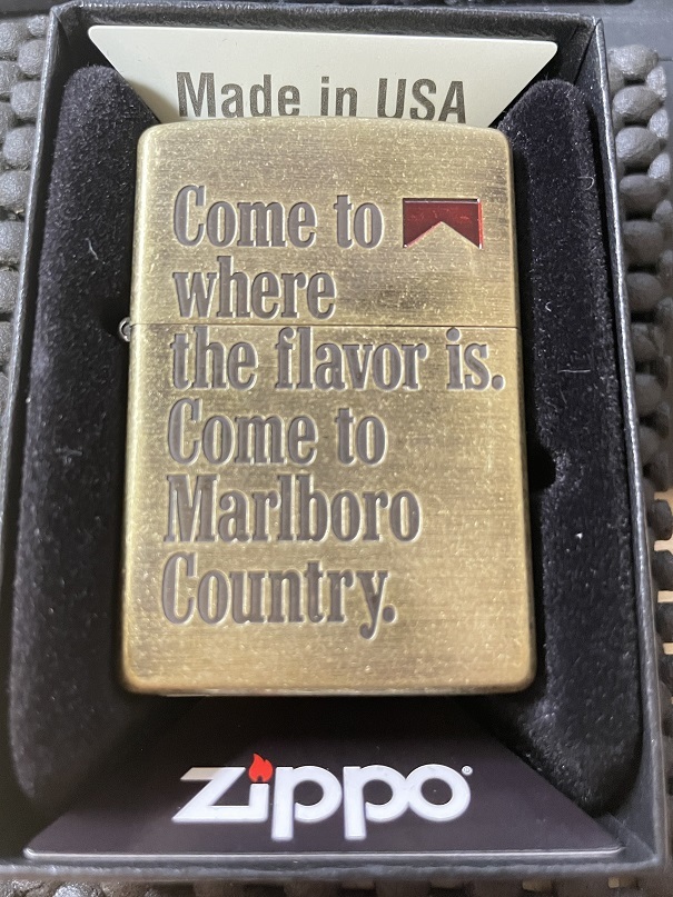 ☆Ｍarlboroマ-ルボロ☆日本上陸50周年記念モデル 「Marlboro Country Message」Zippo 世界で50個限定【新品/未使用】 