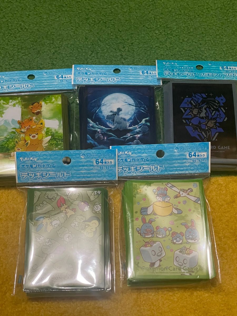 ポケモンカード デッキシールド スリーブ まとめ売り 5個
