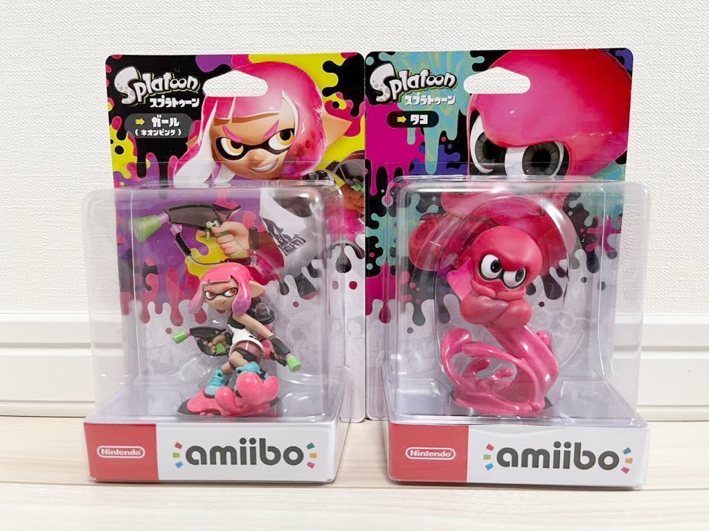 amiibo スプラトゥーン ガール ネオンピンク  新品未開封