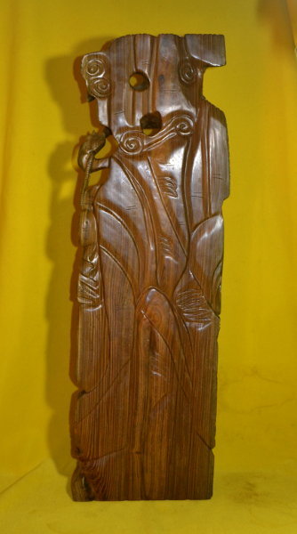 布袋様 緑檀 仏像 木製　彫刻 仏教美術 【ｈ1-3-1】_画像6