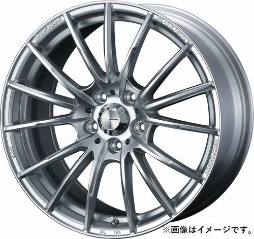 個人宅発送可能 ウエッズスポーツ WedsSport 18X8.5J +45 5穴 PCD100 VI-SIL ホイール 1本 SA-35R エスエーサンゴーアール (73625)