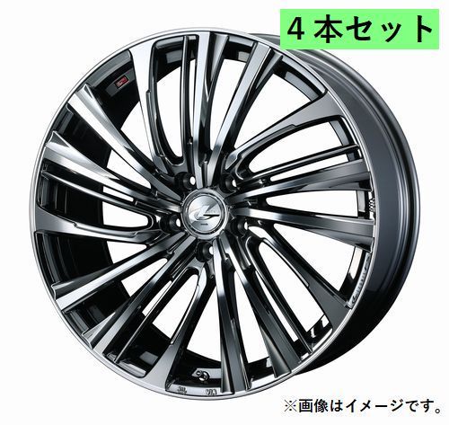 個人宅発送可能 ウエッズ Weds 17X7.0J +47 5穴 PCD114.3 BMCMC ホイール 4本セット LEONIS FS レオニス・エフエス (39981)_画像1