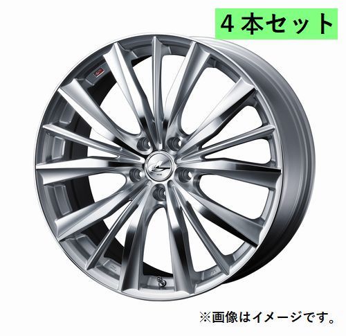 個人宅発送可能 ウエッズ Weds 17X7.0J +42 5穴 PCD114.3 HSMC ホイール 4本セット LEONIS VX レオニス・ブイエックス (33258)_画像1