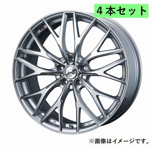 個人宅発送可能 ウエッズ Weds 17X7.0J +47 5穴 PCD100 HS3/SC ホイール 4本セット LEONIS MX レオニス・エムエックス (37422)_画像1