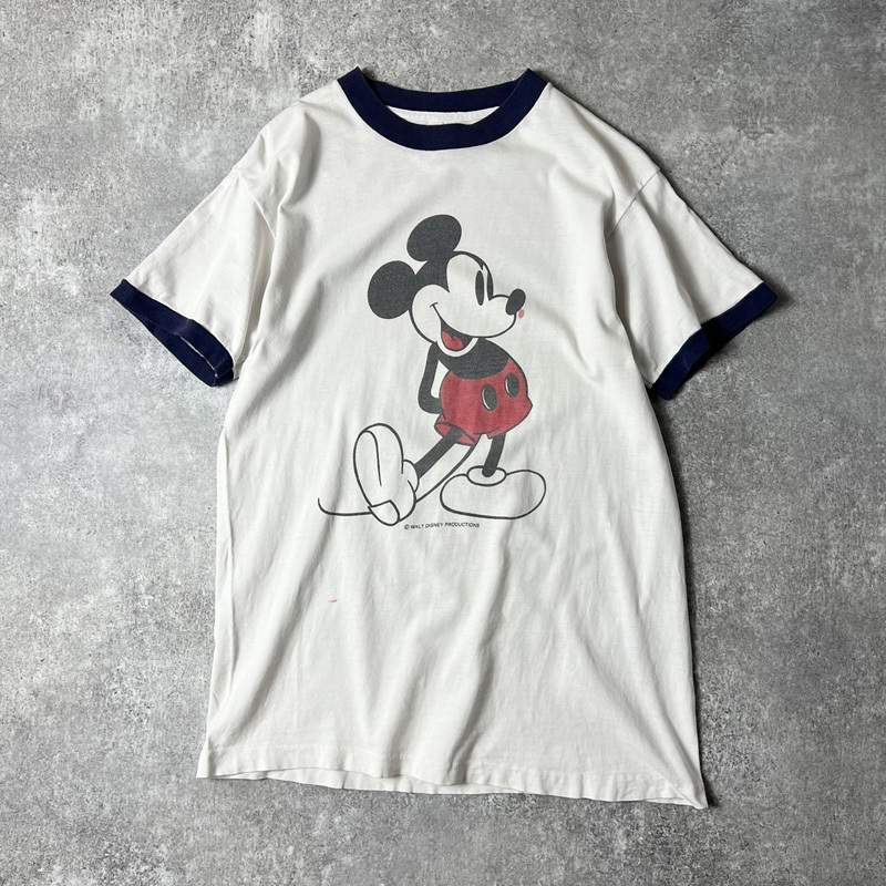 USA製 70s walt Disney tropix togs リンガーT ミッキー ヴィンテージ 