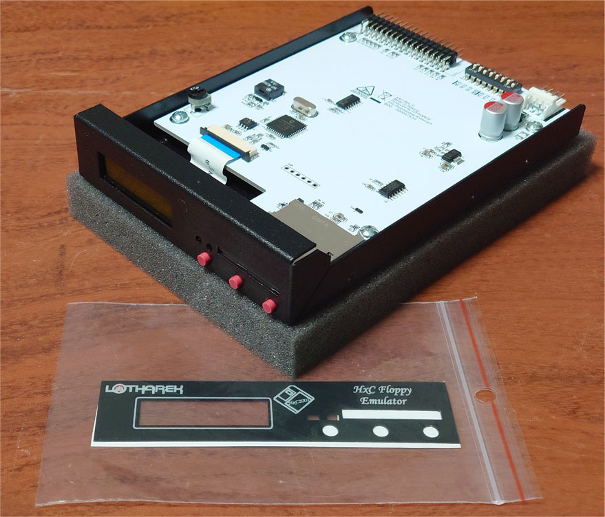 [未使用品] SD HxC Floppy Emulator rev F ブラックケース PC-88 PC-98 X1 X68 FM77 他