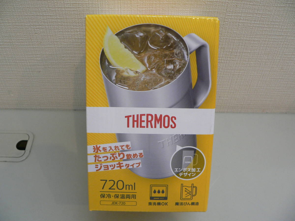 24960* new goods unopened goods THERMOS/ Thermos vacuum insulation jug 720ml stainless steel JDK-720 heat insulation keep cool 