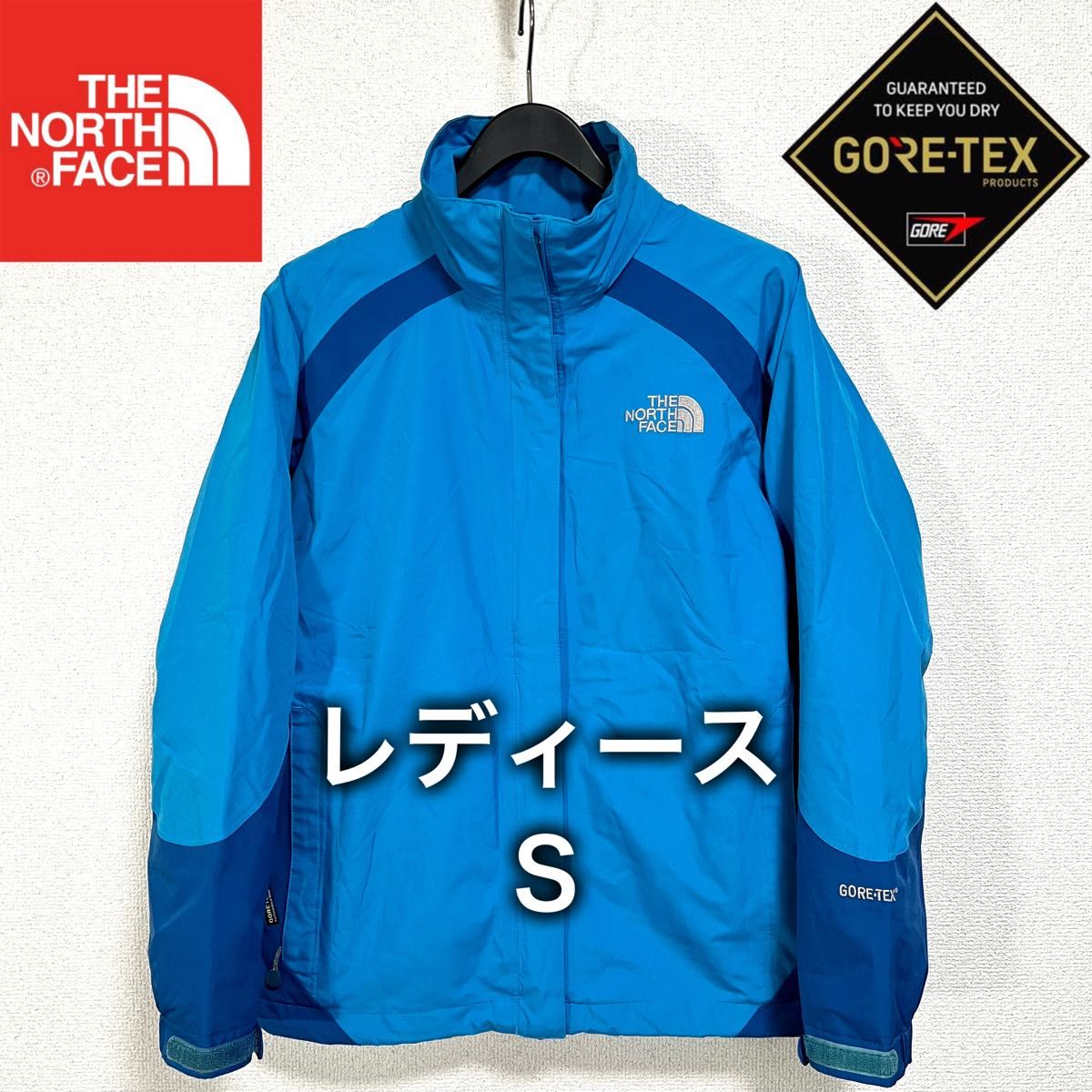 美品 ノースフェイス ナイロンジャケット ゴアテックス レディースS 透湿防水 THE NORTH FACE マウンテンパーカー