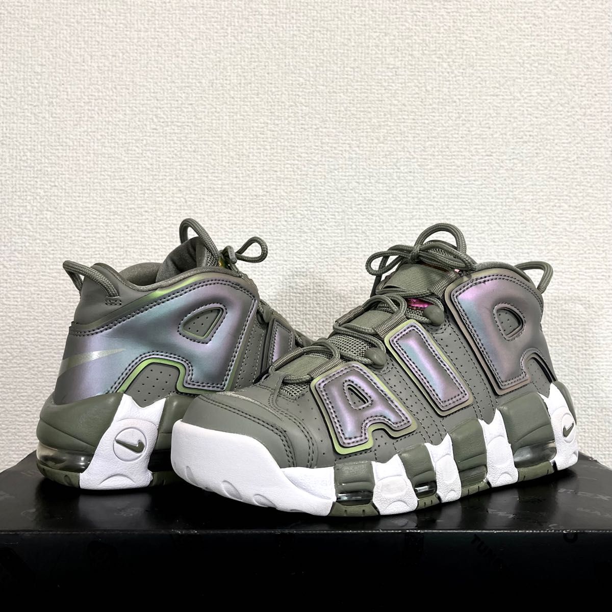 極美品希少! NIKE AIR MORE UPTEMPO リフレクト 24.5cm ナイキエアモアアップテンポ モアテン