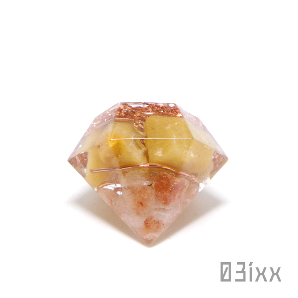 [ free shipping * prompt decision ]. salt orugo Night diamond type pedestal none yellow a bench . Lynn sand gold crystal natural stone interior cheap . amulet [5 month birthstone ]