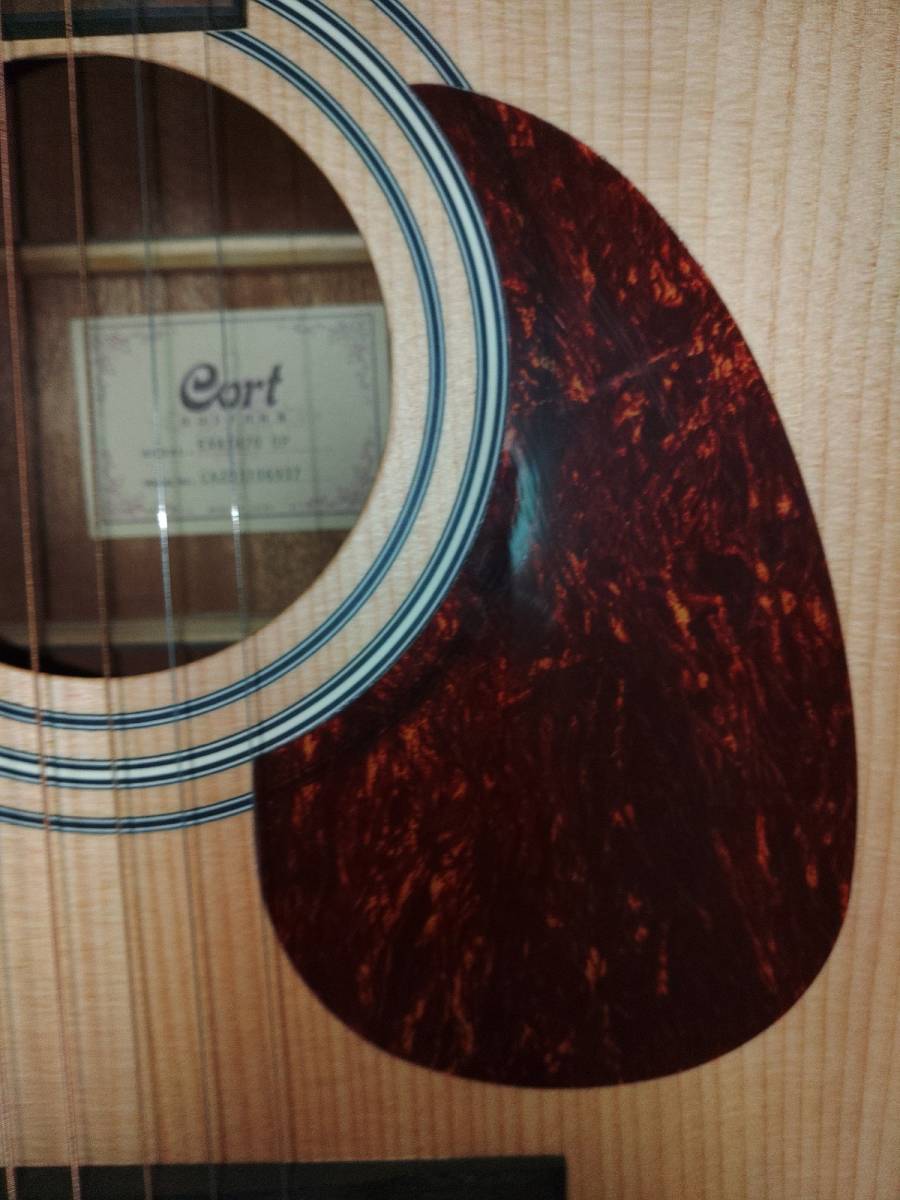 【中古美品】Cort Earth70 Open Pore アコースティックギター 【ソフトケース、ストラップ付き】 _画像5