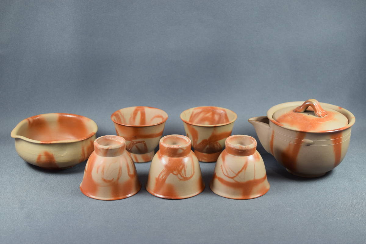 価格 備前焼 陶正園 木村陶峰 煎茶器 tessiturasdenos.com.br