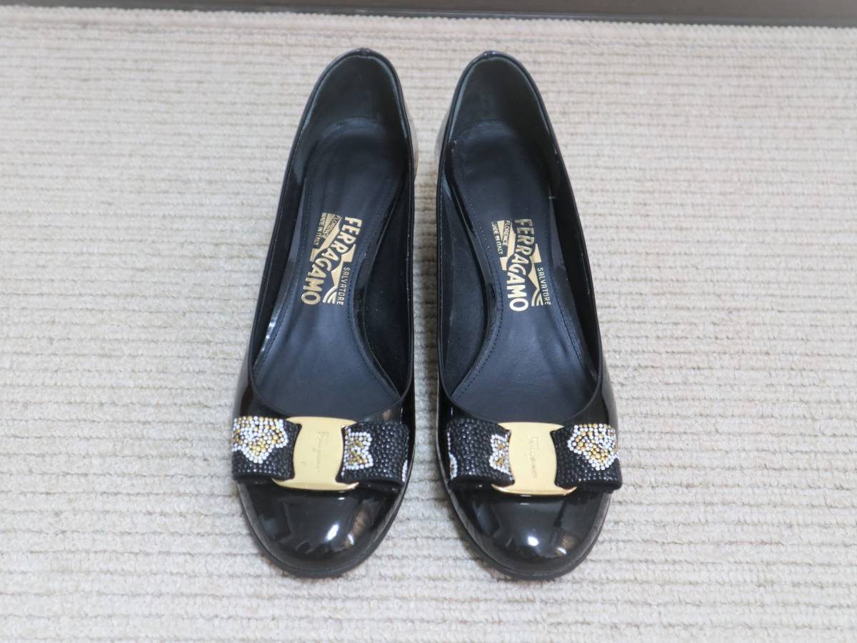 未使用 Salvatore Ferragamoサルヴァトーレフェラガモ◇パテント