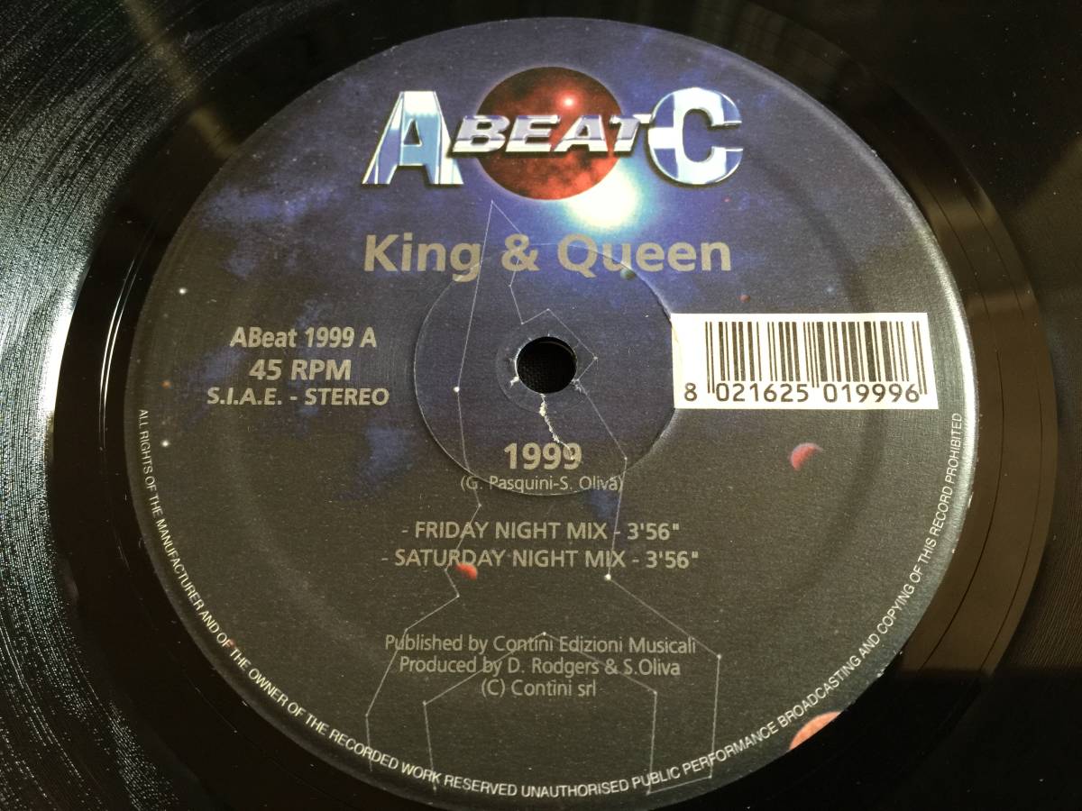 ★King & Queen / 1999 / One For You One For Me 12EP ★qseb1の画像1