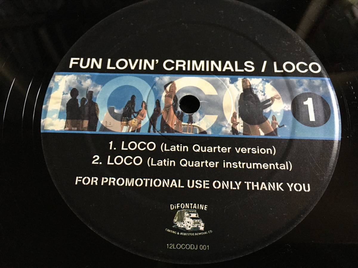 ★Fun Lovin' Criminals / Loco / Bump Promo 12EP ★ qsOT8_画像1
