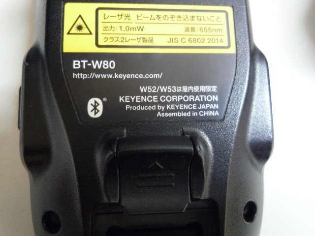 ☆キーエンス/KEYENCE☆ハンディターミナル☆BT-W80☆読取動作確認済☆バッテリ消耗 バッテリカバー欠品☆h05782_画像8