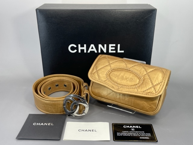 あやか様 シャネル ビジュー Chanel ココマーク パール ゴールド ベルト-