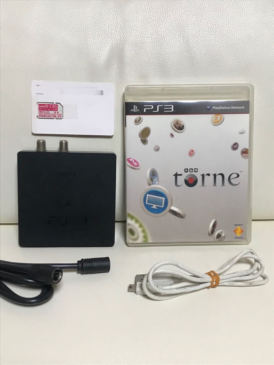 トルネ torne CECH-ZD1 地上デジタルチューナー B-CASカード PS3