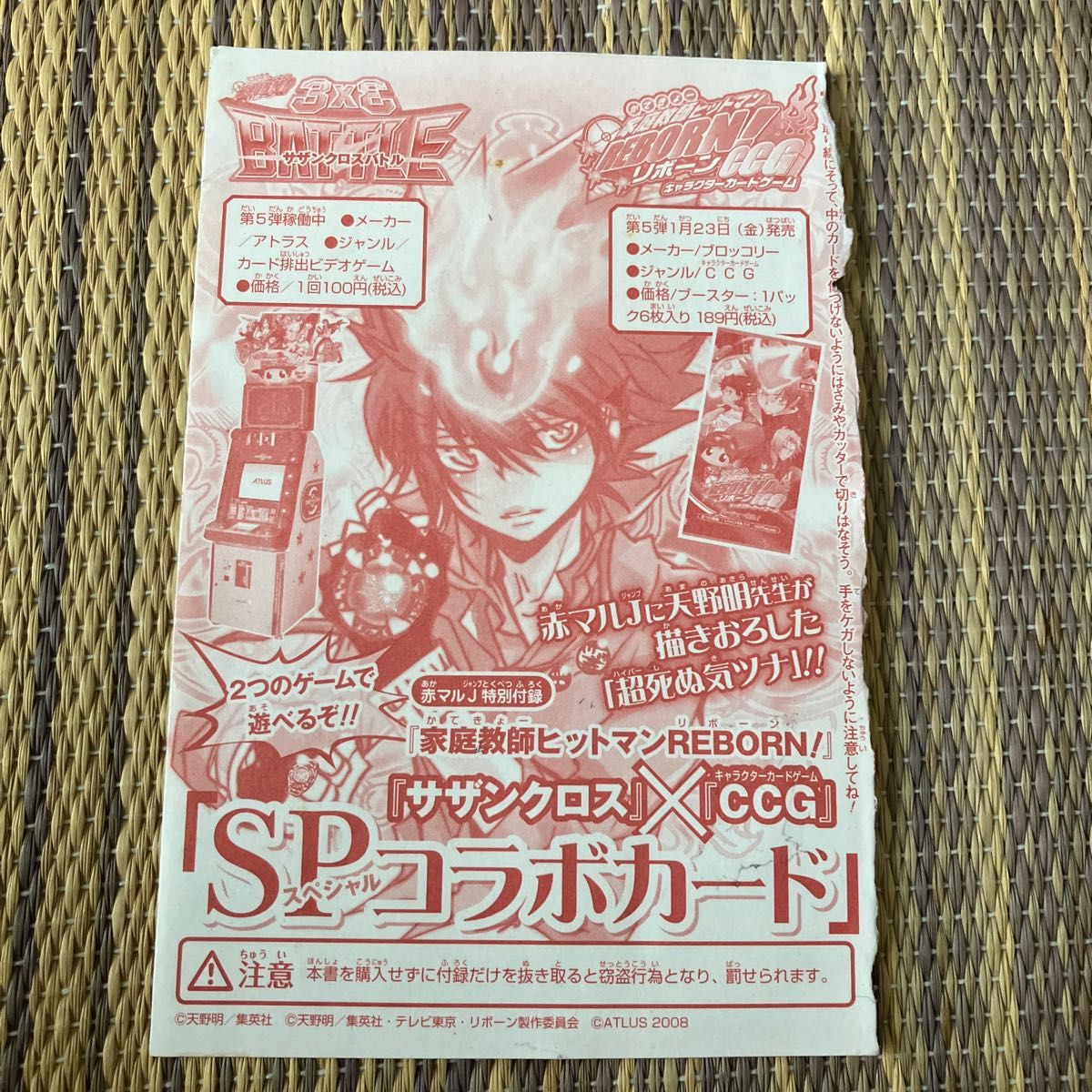 家庭教師ヒットマンREBORN キャラクターカードゲーム 沢田綱吉 家庭教師ヒットマンREBORN キャラクターカードゲーム 沢田綱吉