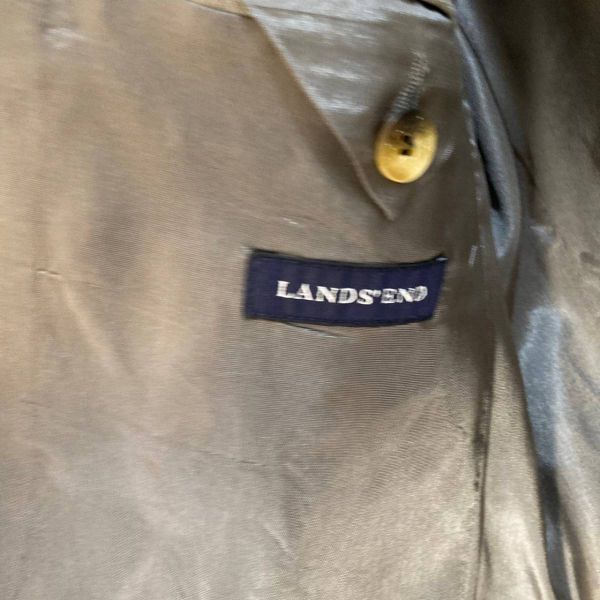 LAND'S END/ランズエンド テーラードジャケット グレー メンズ A7_画像6