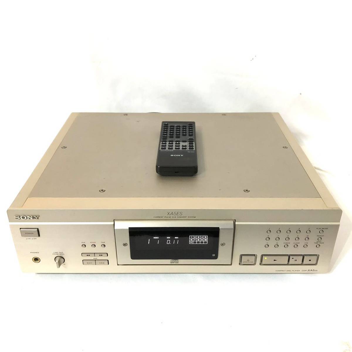 リモコン付属☆送料無料】SONY ソニー CDプレーヤー CDP-XA5ES