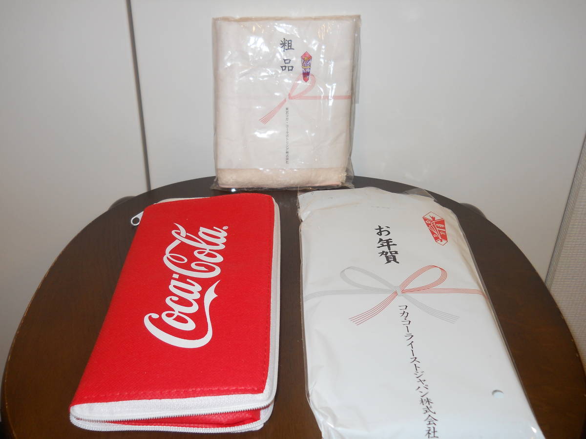 コカ・コーラ 粗品＆お年賀 タオル エコバッグ 2点セットで ☆コレクション