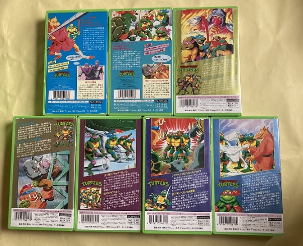 ミュータント タートルズ VHSビデオ 不揃13本一括 アニメ 日本語版