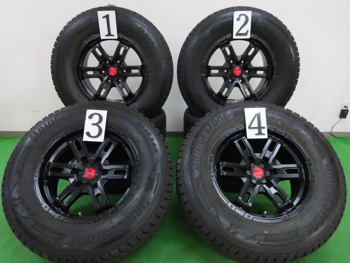 4本 B-MUD Z 17インチ 8J +20 6H 139.7 スタッドレス ブリヂストン