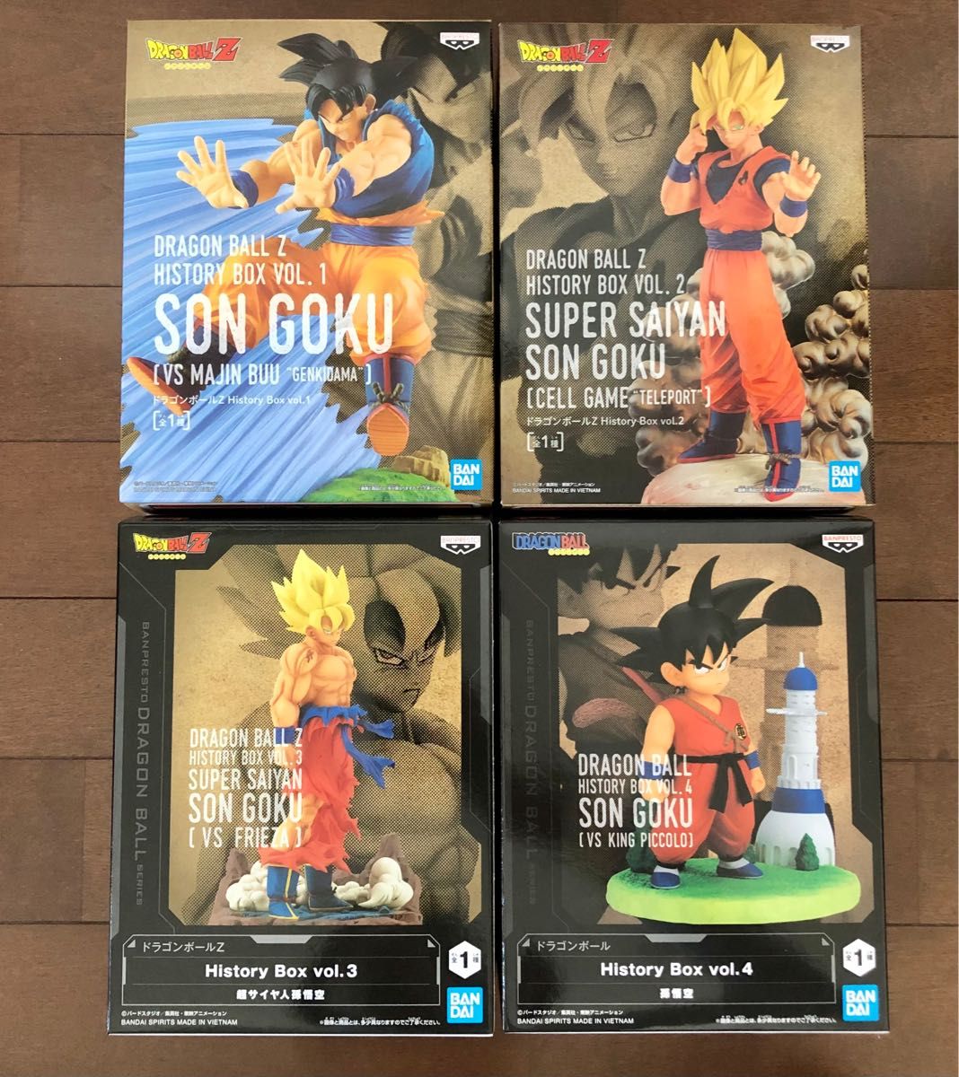 ドラゴンボールZ History Box vol 1 vol 2 vol 3 vol 4 ドラゴンボールZ History Box vol 1 vol 2 vol 3 vol 4