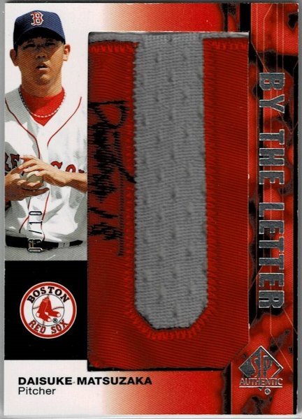 ヤフオク! - MLB☆松坂大輔 08 SP AUTHENTIC 直筆サイ...