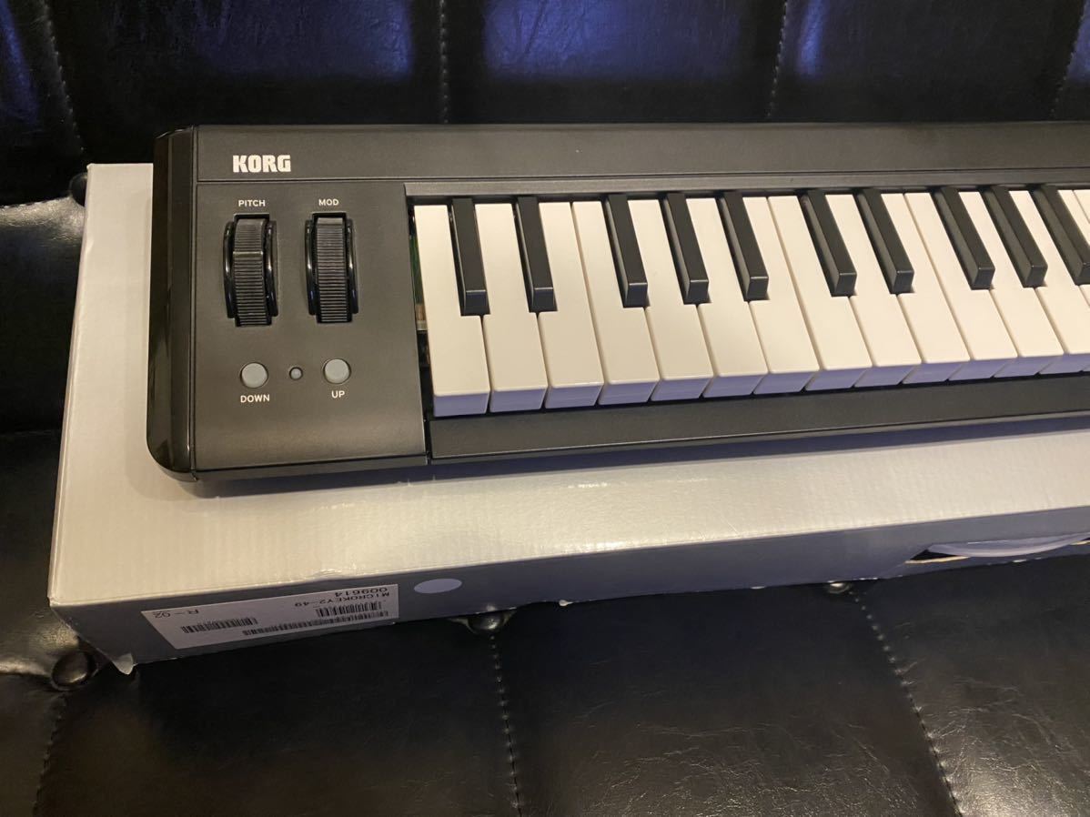 KORG MICROKEY2-49 49鍵盤 通電確認 キーボード コルグ ピアノ 楽器 中古 箱