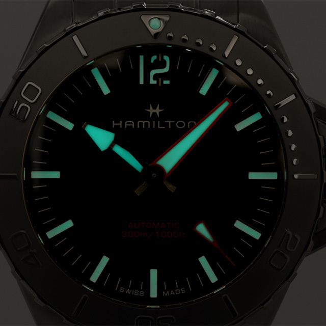 ハミルトン オープンウォーター オート 自動巻き 腕時計 メンズ HAMILTON H77815130 アナログ ブラック 黒 スイス製_画像7