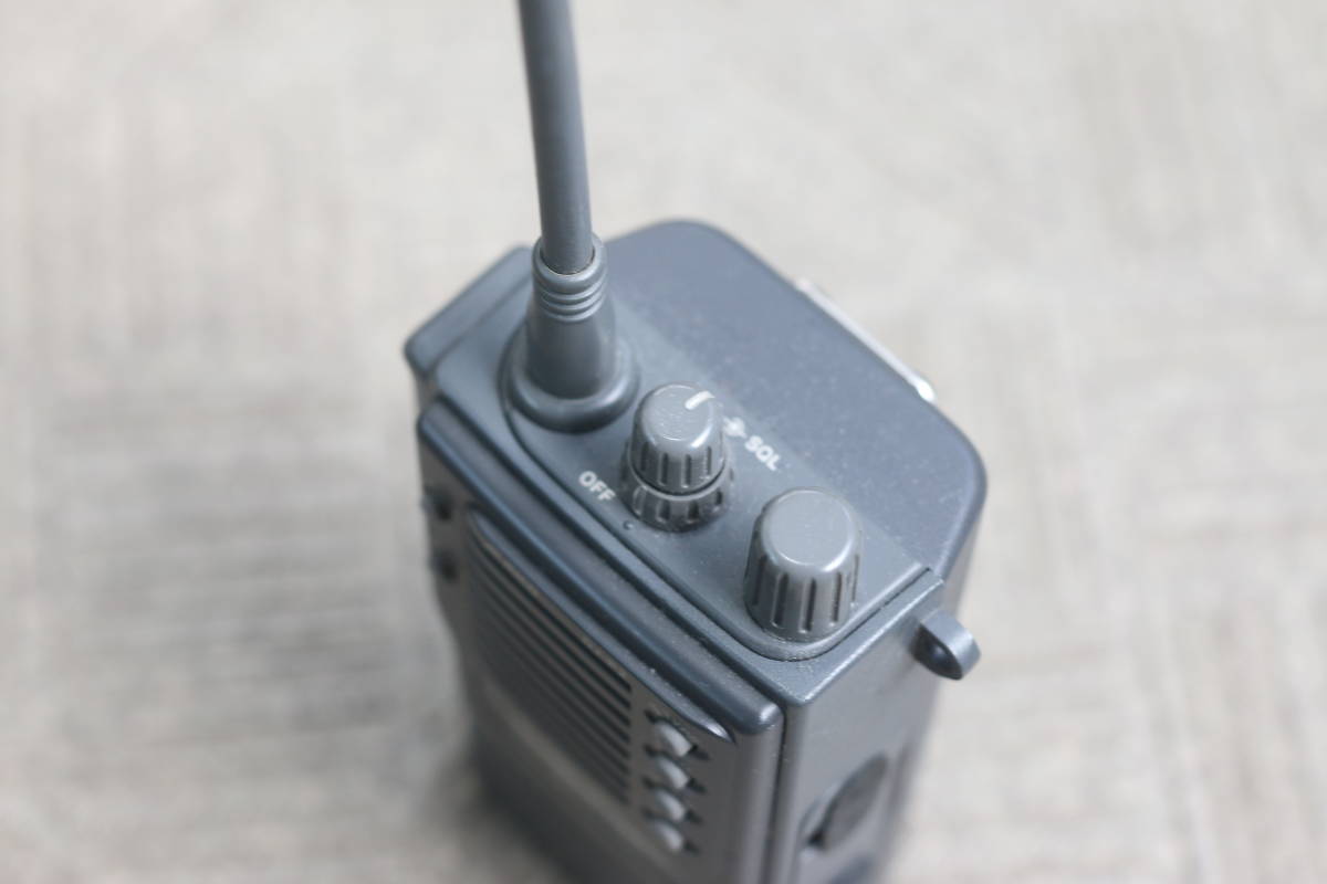 【動作OK】アルインコ ALINCO 特定小電力トランシーバー DJ-P2 ロングアンテナ 無線機 業務 他社との互換性ありの画像6
